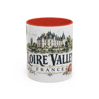 Loire Valley Mug, France Travel Souvenir, Bucket List Gift, Accent Ceramic Coffee Mug 11oz 15oz