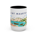 Sint Maarten Coffee Mug | Travel Souvenir Accent Mug | Country Gift Ceramic Cup 11oz 15oz