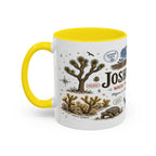 Joshua Tree Coffee Mug | National Park Desert Camping Gift | Accent Color Ceramic 11oz 15oz