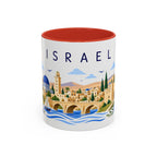 Israel Coffee Mug | Travel Souvenir Accent Mug | Place Gift Ceramic Cup 11oz 15oz