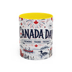 Canada Day Coffee Mug | Canadian Pride Gift | Accent Color Ceramic 11oz 15oz
