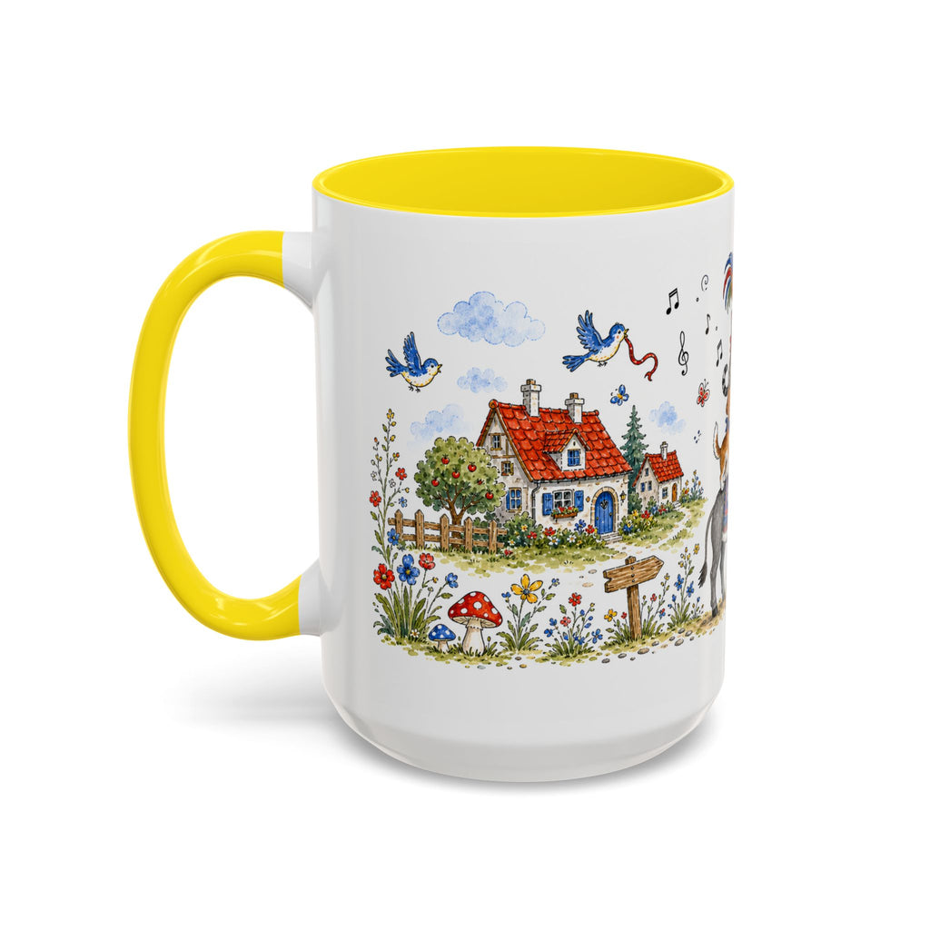 Bremen Town Musicians Mug | Storybook Accent Coffee Mug | EveryLegend