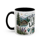 Banff Lake Louise Coffee Mug | Travel Destination Souvenir Gift | Accent Color Ceramic 11oz 15oz