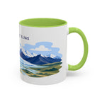 Wrangell-St. Elias National Park Coffee Mug | Solid Color Block Park Souvenir | 11oz 15oz Accent Mug