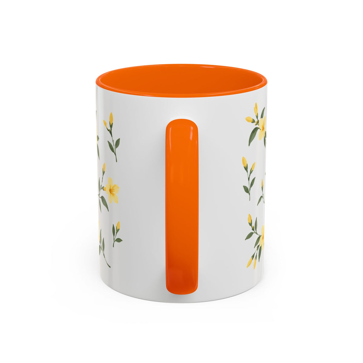 South Carolina Yellow Jessamine Mug, State Flower Floral Coffee Cup, 11oz Botanical Gift