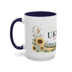 Ukraine Home Country Mug | Moving Away Gift | Long Distance Friendship | 11 oz 15 oz Accent Mug