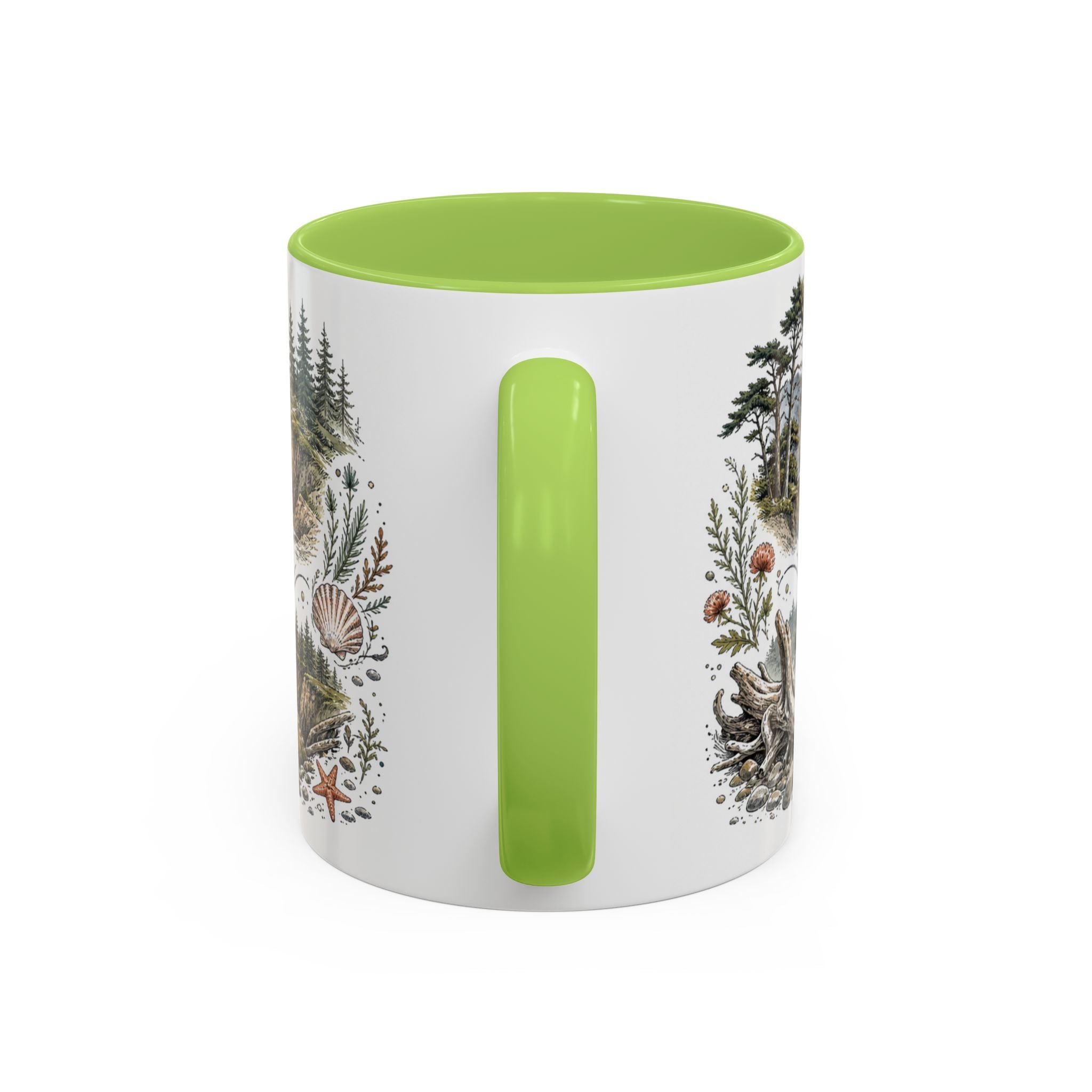 Oregon Coast Mug, Pacific Northwest Travel Souvenir, Bucket List Gift, Accent Ceramic Coffee Mug 11oz 15oz