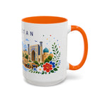 Uzbekistan Coffee Mug | Travel Souvenir Accent Mug | Place Gift Ceramic Cup 11oz 15oz