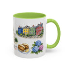 Providence Illustrated Travel Mug | City Souvenir Accent Coffee Mug | 11oz 15oz Ceramic Cup