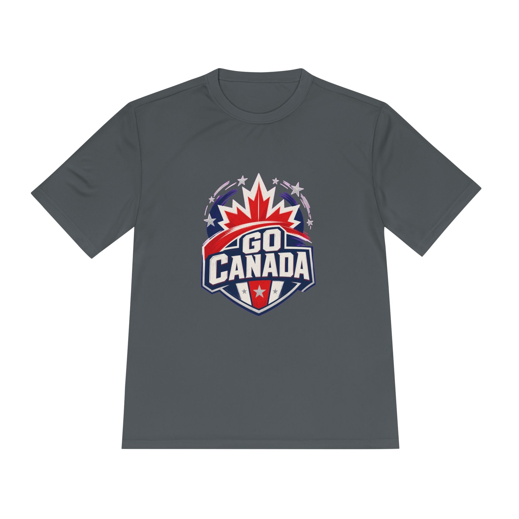 Go Canada Soccer T Shirt, Moisture Wicking Fan Tee
