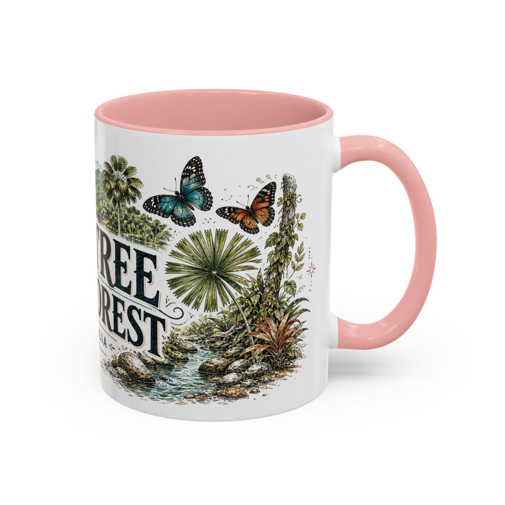 Daintree Rainforest Mug, Australia Travel Souvenir, Bucket List Gift, Accent Ceramic Coffee Mug 11oz 15oz