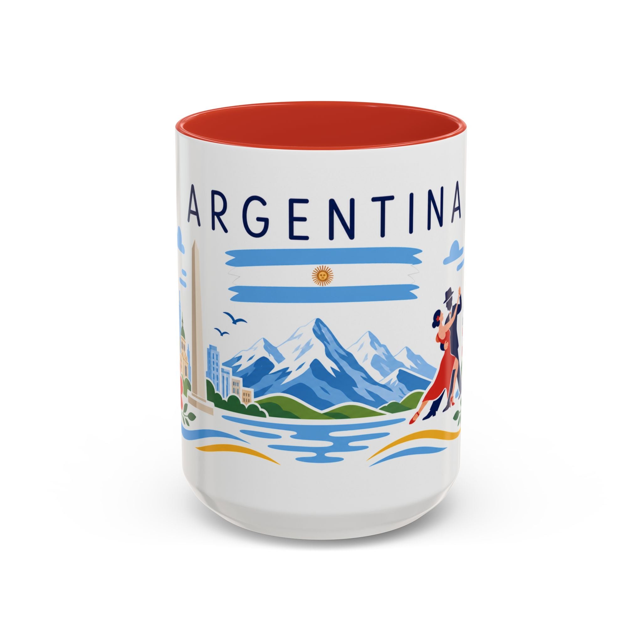 Argentina Coffee Mug | Travel Souvenir Accent Mug | Country Gift Ceramic Cup 11oz 15oz