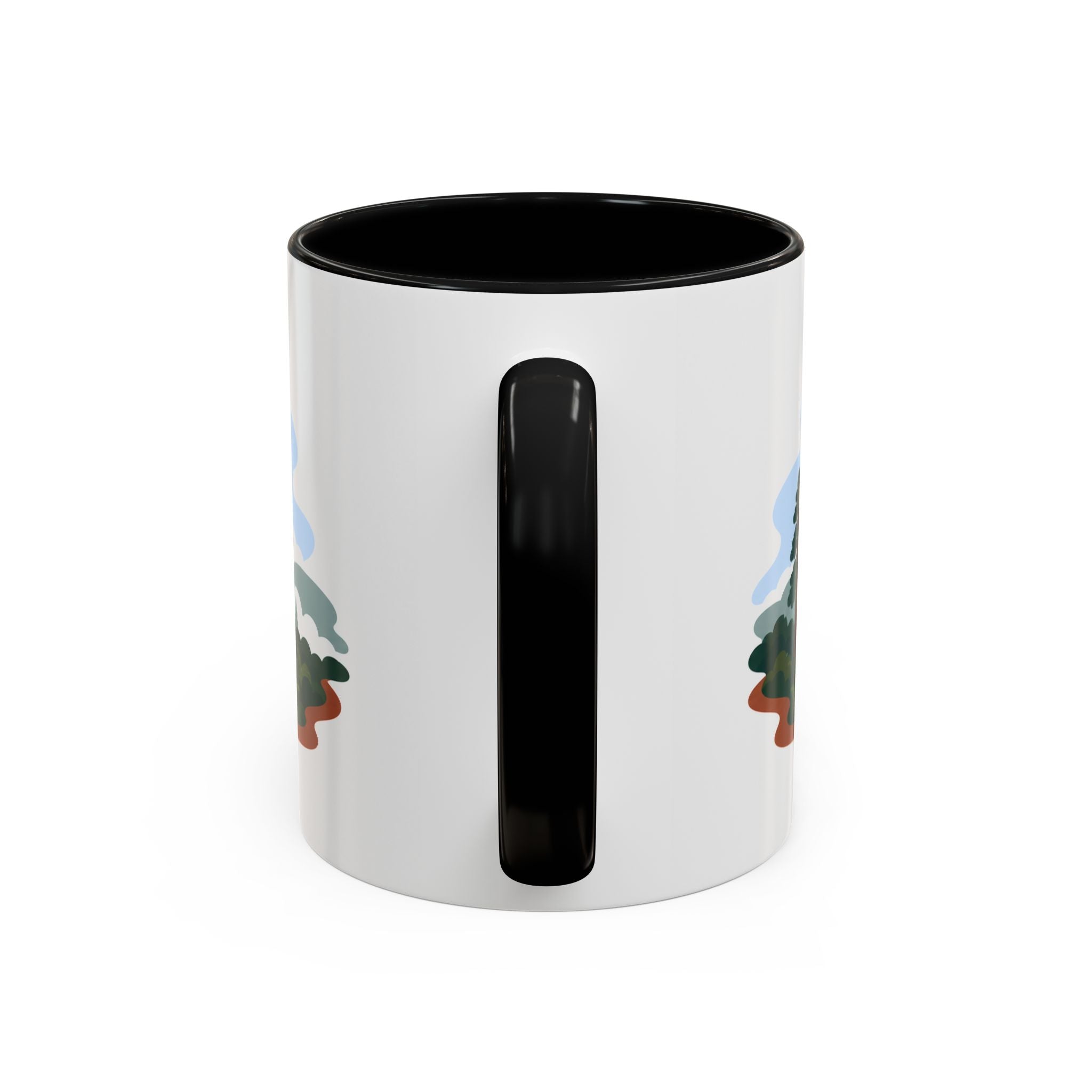 Redwood National Park Coffee Mug | Solid Color Block Park Souvenir | 11oz 15oz Accent Mug
