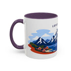 Lofoten Islands Coffee Mug | Travel Destination Souvenir Gift | Accent Color Ceramic 11oz 15oz