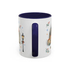Prague Christmas Mug | Watercolor Travel Souvenir | Holiday Gift | Accent Ceramic Coffee Cup 11oz 15oz