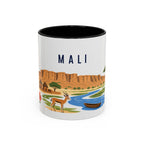 Mali Coffee Mug | Travel Souvenir Accent Mug | Country Gift Ceramic Cup 11oz 15oz