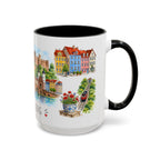 Heidelberg Illustrated Travel Mug | City Souvenir Accent Coffee Mug | 11oz 15oz Ceramic Cup
