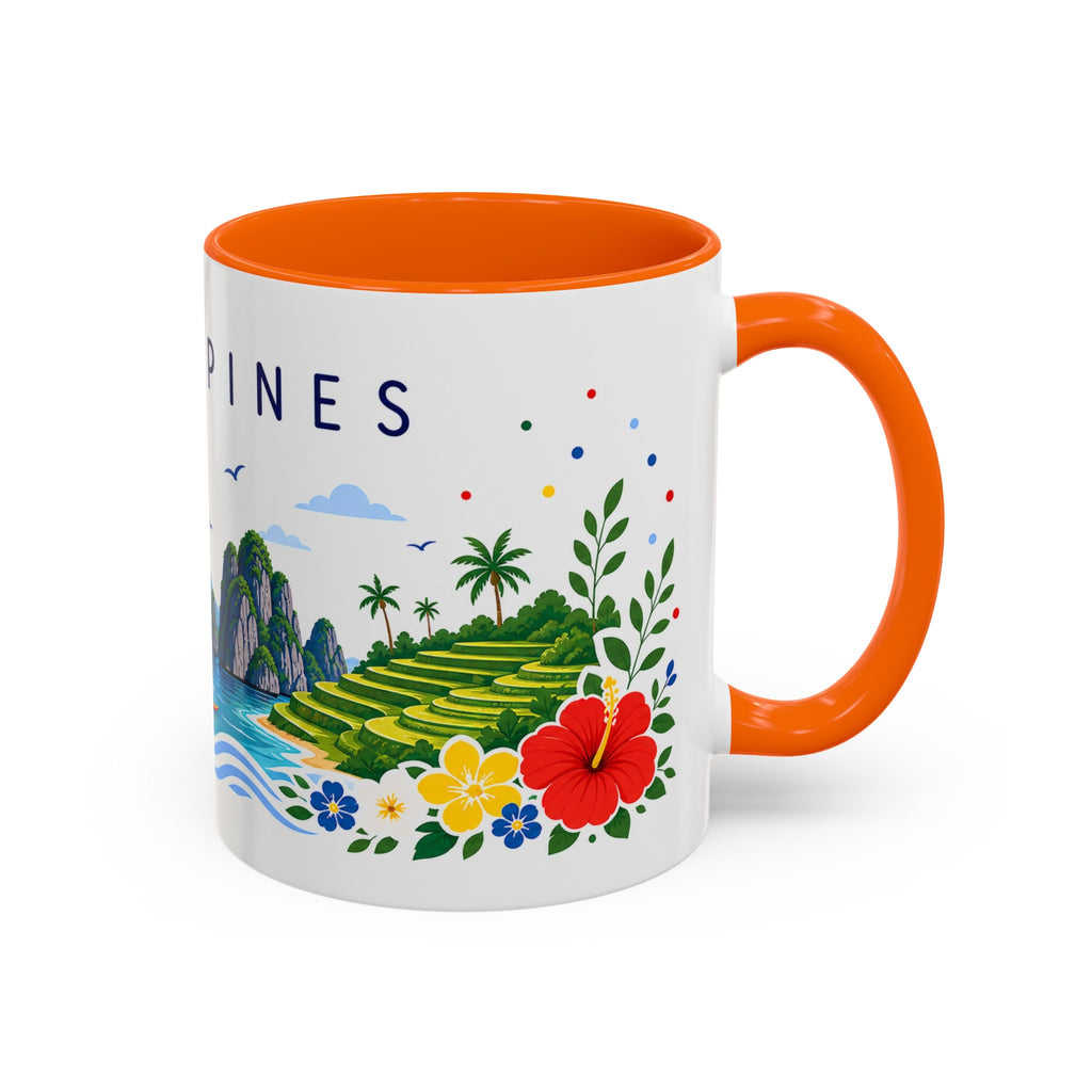 Philippines Coffee Mug | Travel Souvenir Accent Mug | Place Gift Ceramic Cup 11oz 15oz