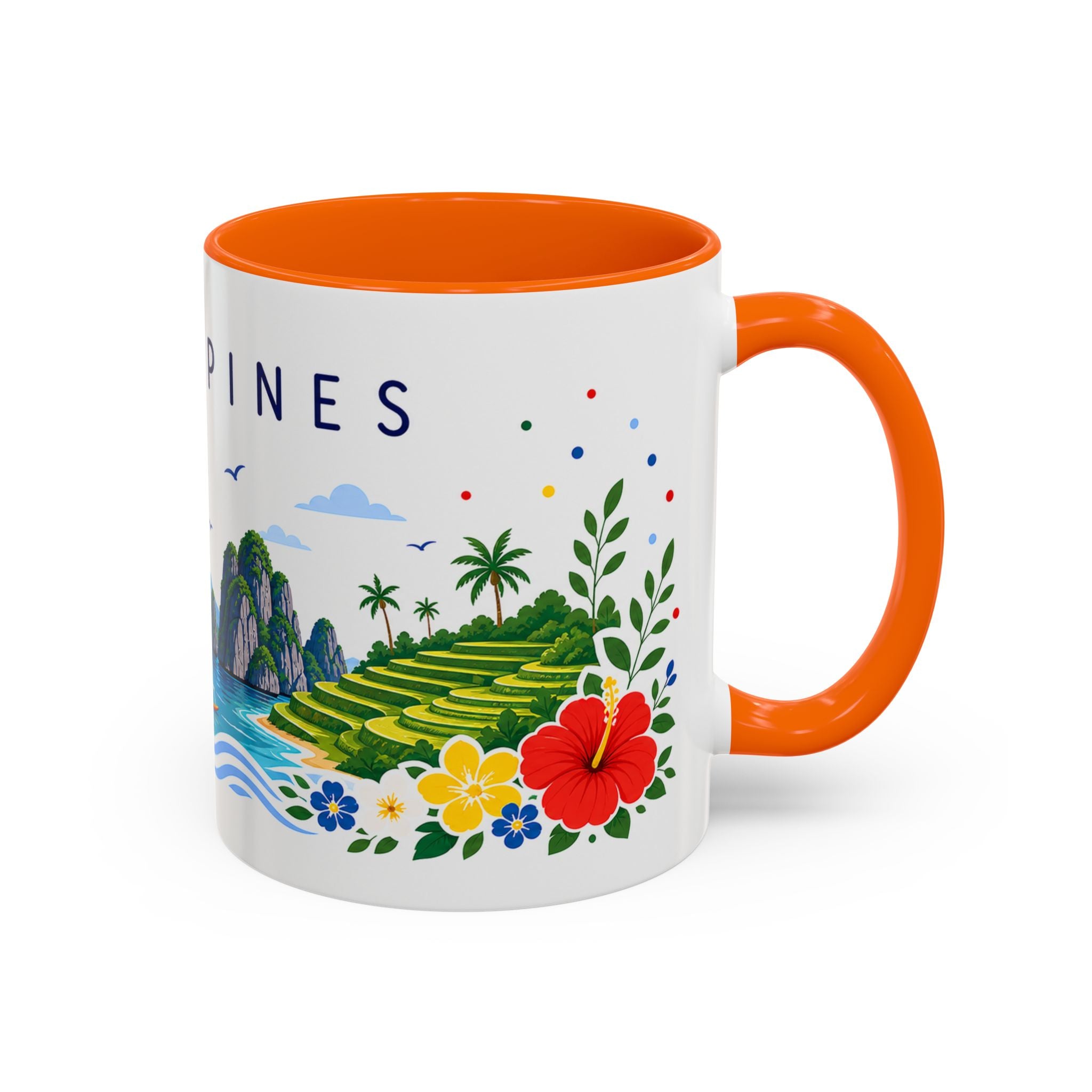 Philippines Coffee Mug | Travel Souvenir Accent Mug | Place Gift Ceramic Cup 11oz 15oz