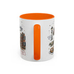 Philadelphia Coffee Mug | Pennsylvania Souvenir City Gift | Accent Color Ceramic 11oz 15oz