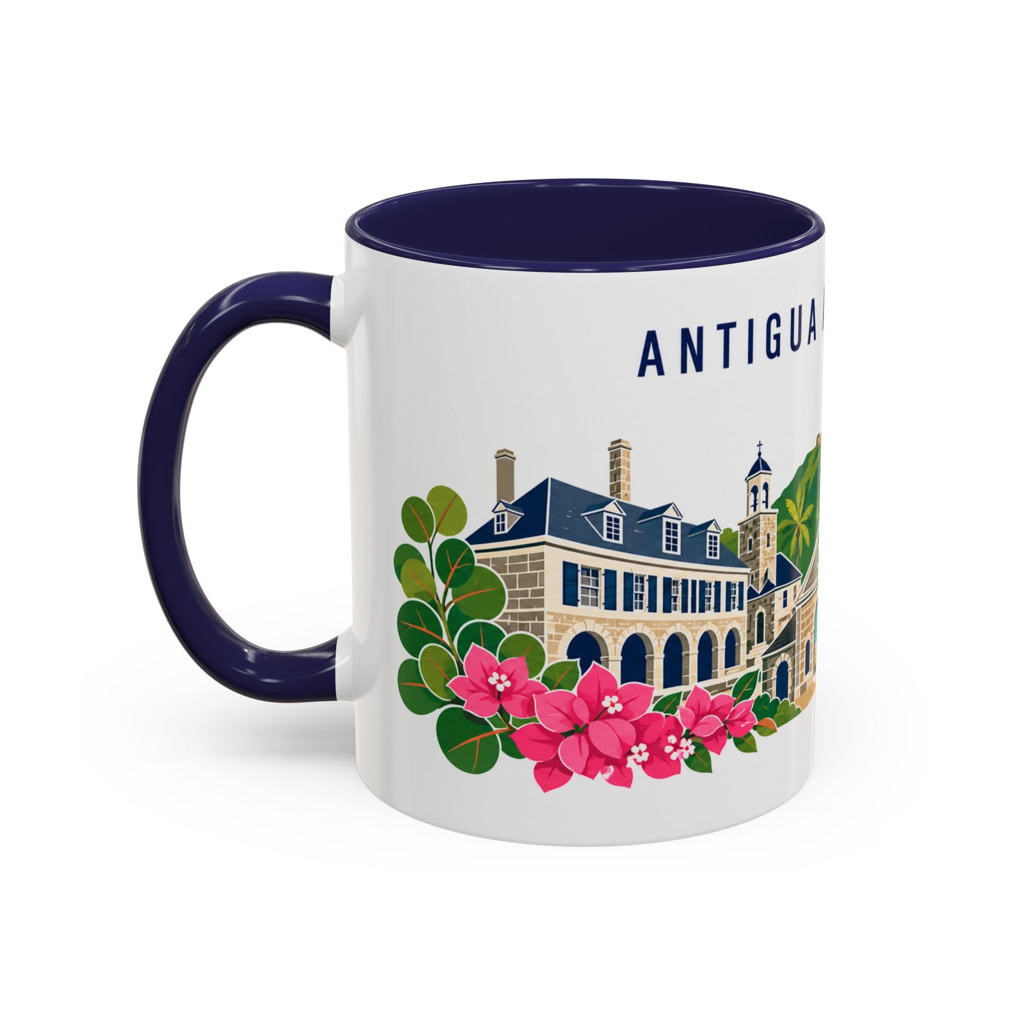 Antigua and Barbuda Coffee Mug | Travel Souvenir Accent Mug | Country Gift Ceramic Cup 11oz 15oz