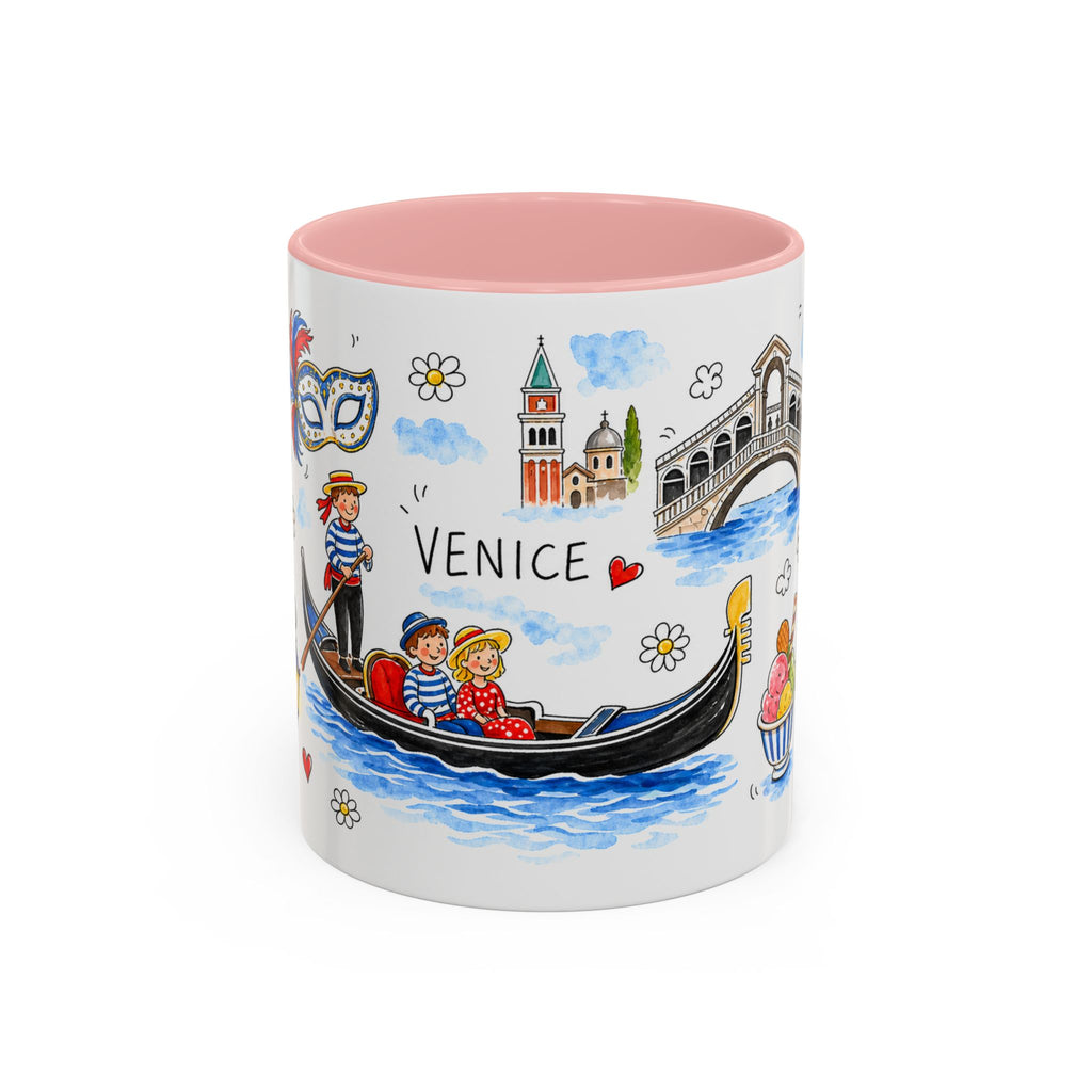 Venice Travel Mug | European City Souvenir Accent Coffee Mug | 11oz 15oz Ceramic Cup