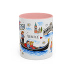 Venice Travel Mug | European City Souvenir Accent Coffee Mug | 11oz 15oz Ceramic Cup