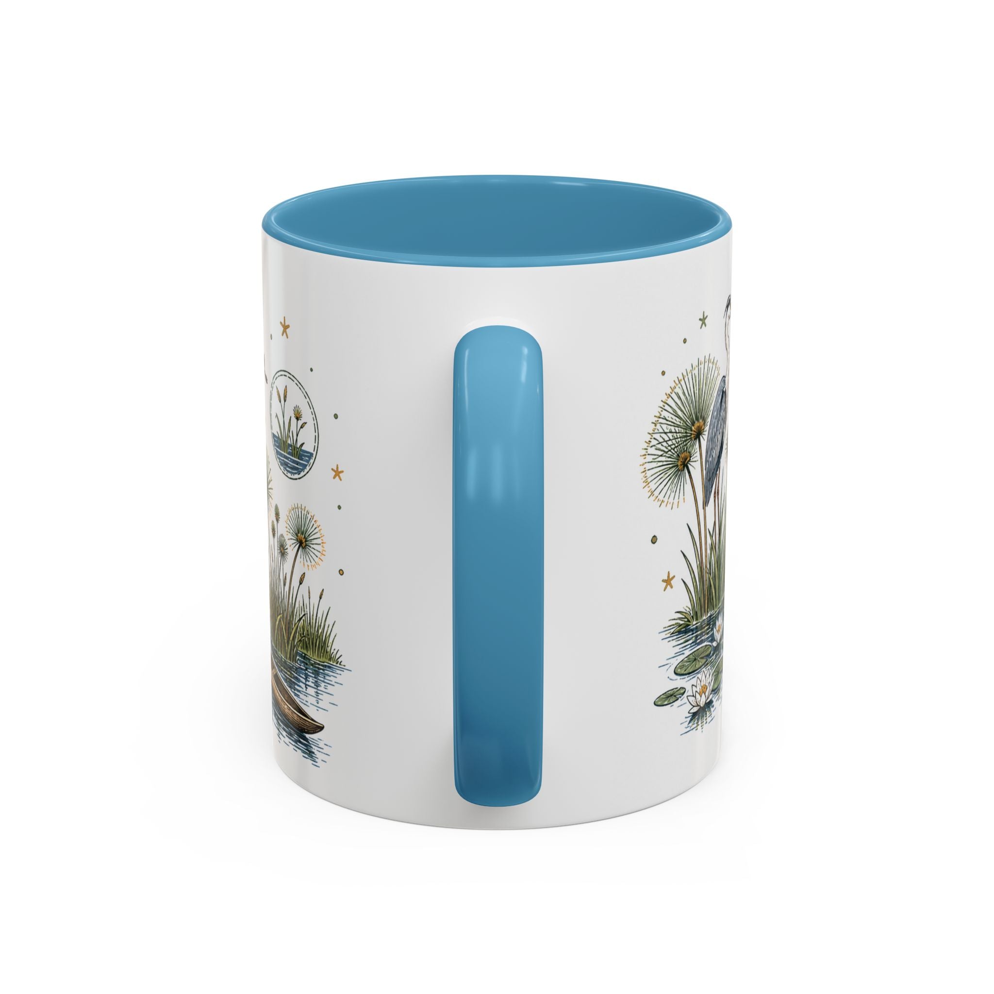 Okavango Delta Coffee Mug | Travel Destination Souvenir Gift | Accent Color Ceramic 11oz 15oz