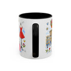 Milan Travel Mug | European City Souvenir Accent Coffee Mug | 11oz 15oz Ceramic Cup