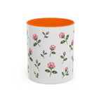 Vermont Red Clover Mug, State Flower Floral Coffee Cup, 11oz Botanical Gift