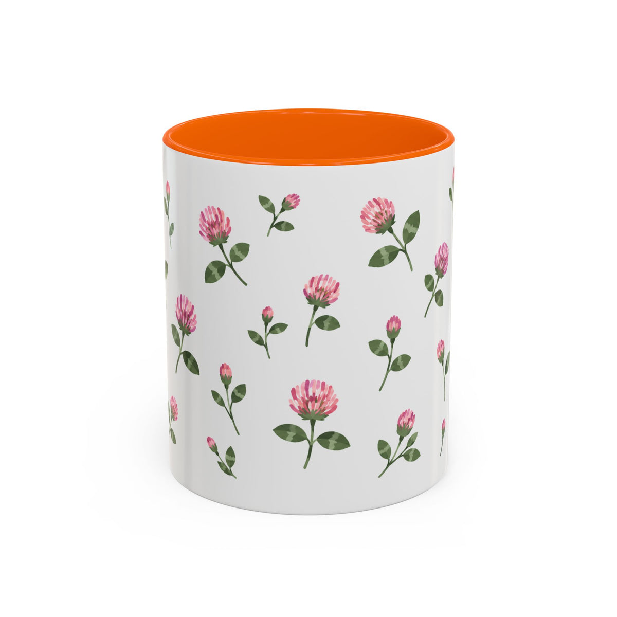 Vermont Red Clover Mug, State Flower Floral Coffee Cup, 11oz Botanical Gift