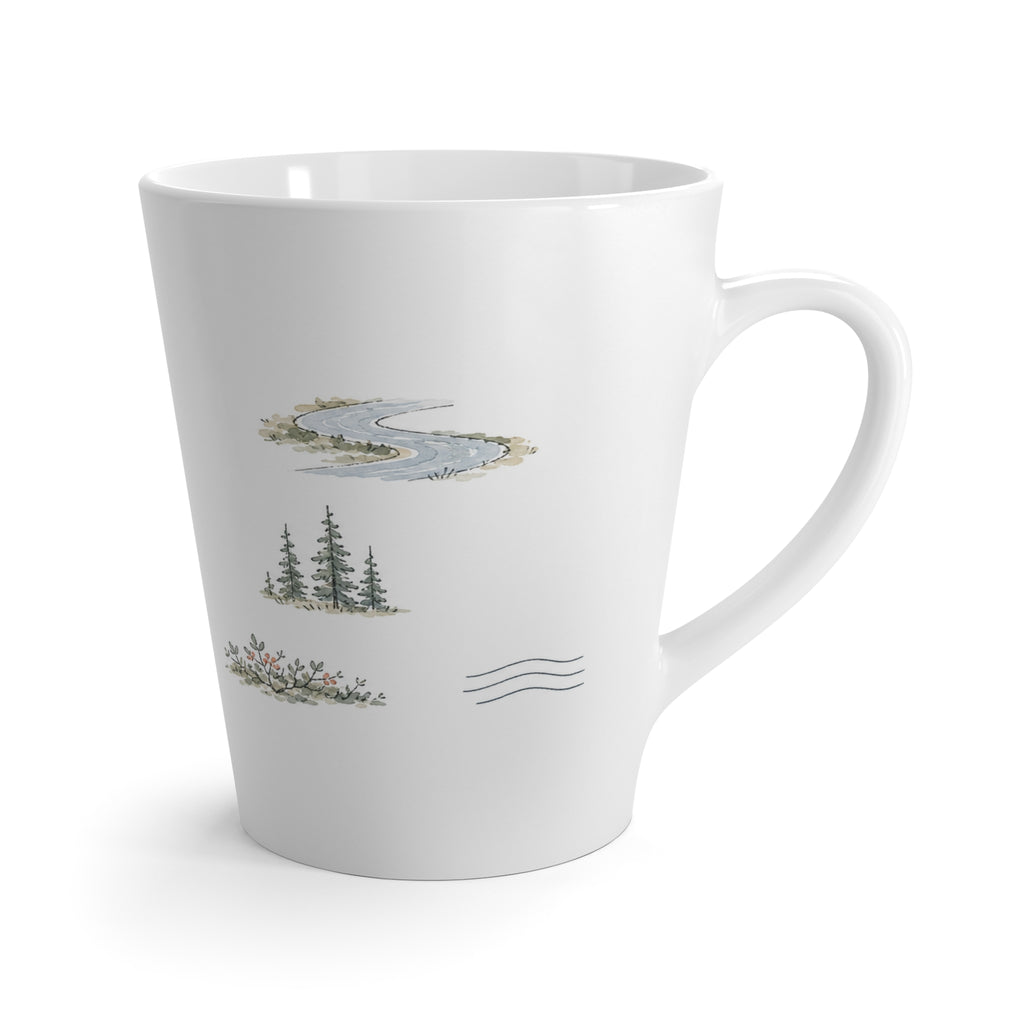 Kobuk Valley National Park Latte Mug | Pastel Watercolor Nature Coffee Cup | 12 oz Travel Souvenir Gift