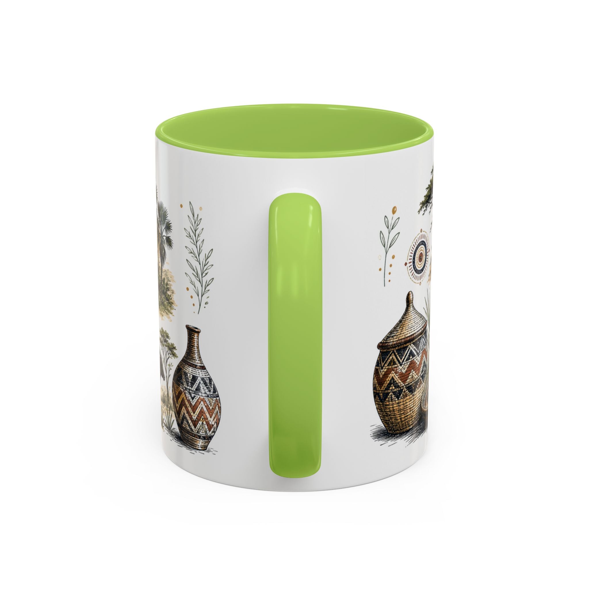 Omo Valley Mug, Ethiopia Travel Souvenir, Bucket List Gift, Accent Ceramic Coffee Mug 11oz 15oz