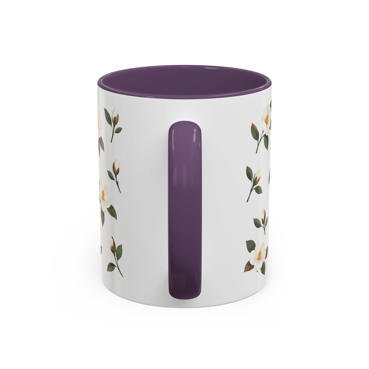 Louisiana Magnolia Mug, State Flower Floral Coffee Cup, 11oz Botanical Gift