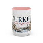 Turkey Home Country Mug | Moving Away Gift | Long Distance Friendship | 11 oz 15 oz Accent Mug