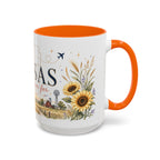 Kansas Home State Mug | Sunflower Prairie Landscape Coffee Cup