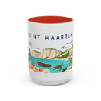 Sint Maarten Coffee Mug | Travel Souvenir Accent Mug | Country Gift Ceramic Cup 11oz 15oz