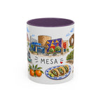 Mesa Illustrated Travel Mug | City Souvenir Accent Coffee Mug | 11oz 15oz Ceramic Cup