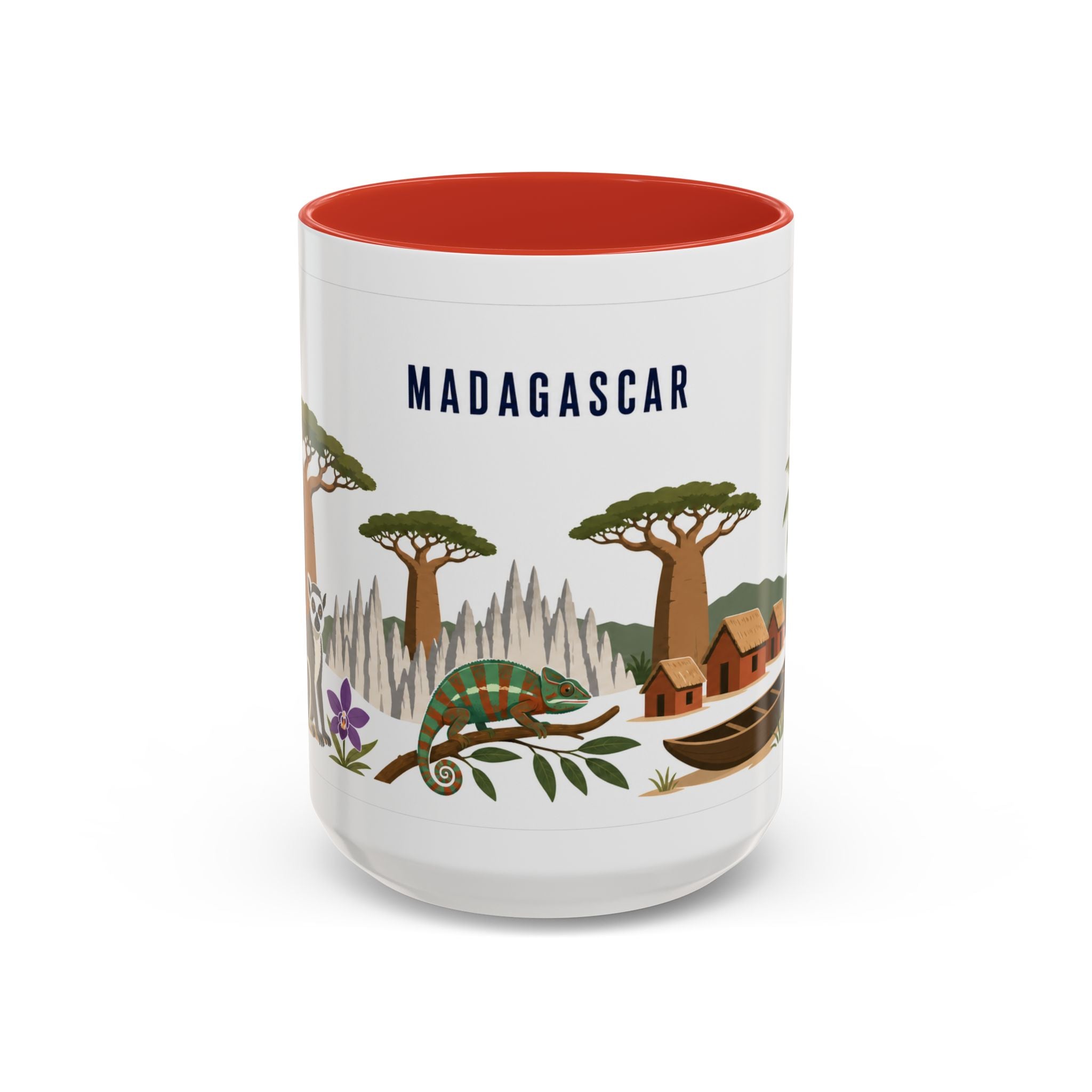 Madagascar Home Country Mug | Moving Away Gift | Long Distance Friendship | 11 oz 15 oz Accent Mug