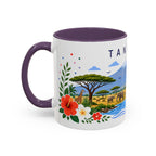 Tanzania Coffee Mug | Travel Souvenir Accent Mug | Place Gift Ceramic Cup 11oz 15oz