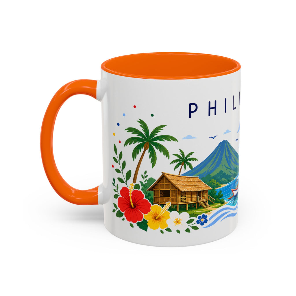Philippines Coffee Mug | Travel Souvenir Accent Mug | Place Gift Ceramic Cup 11oz 15oz