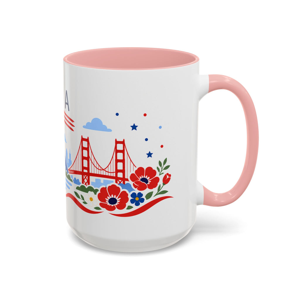 United States Coffee Mug | Travel Souvenir Accent Mug | Country Gift Ceramic Cup 11oz 15oz