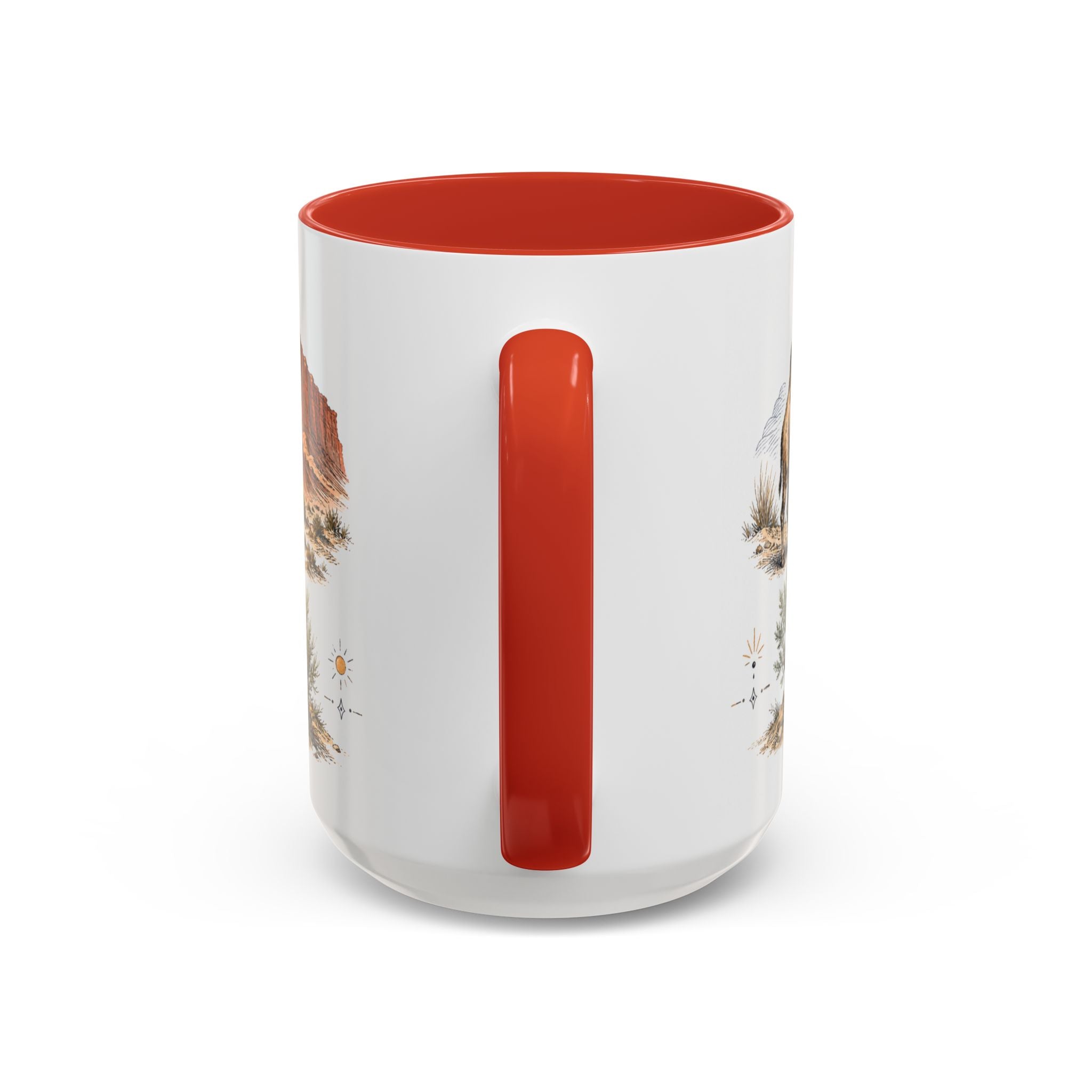 Gobi Desert Mug, Mongolia Travel Souvenir, Bucket List Gift, Accent Ceramic Coffee Mug 11oz 15oz