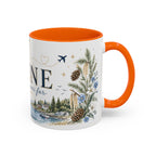 Maine State Mug | Moving Away, Long Distance Friendship Gift | 11oz 15oz Accent Mug