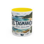 Abel Tasman Coast Mug, New Zealand Travel Souvenir, Bucket List Gift, Accent Ceramic Coffee Mug 11oz 15oz