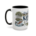 Kamchatka Peninsula Mug, Russia Travel Souvenir, Bucket List Gift, Accent Ceramic Coffee Mug 11oz 15oz