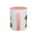Sahara Dunes Coffee Mug | Travel Destination Souvenir Gift | Accent Color Ceramic 11oz 15oz