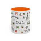 Dublin Christmas Mug | Watercolor City Souvenir, Holiday Travel Gift (11oz/15oz)
