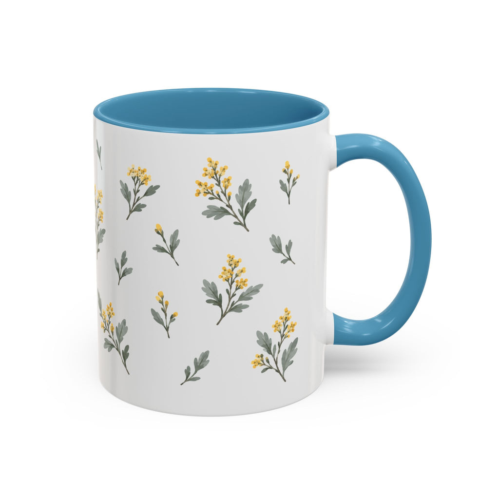 Nevada Sagebrush Mug, State Flower Floral Coffee Cup, 11oz Botanical Gift