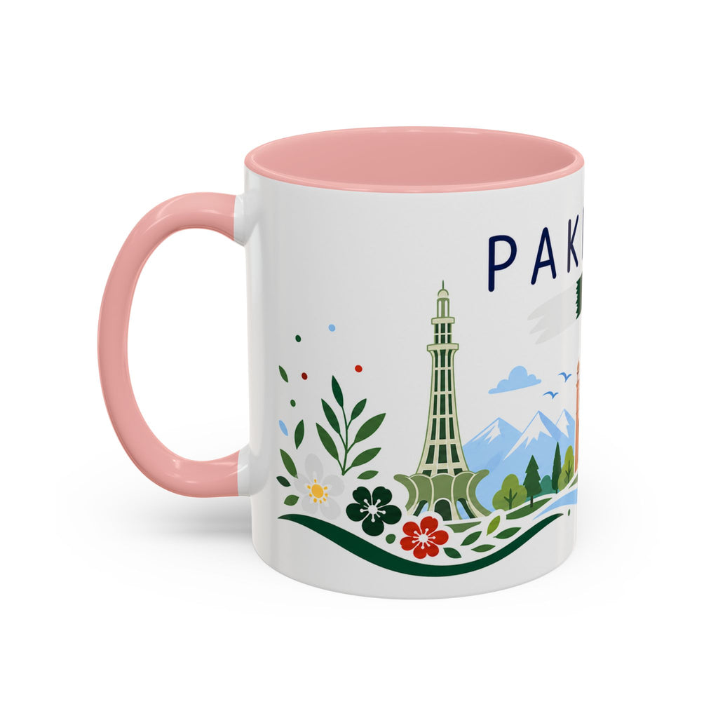 Pakistan Coffee Mug | Travel Souvenir Accent Mug | Country Gift Ceramic Cup 11oz 15oz